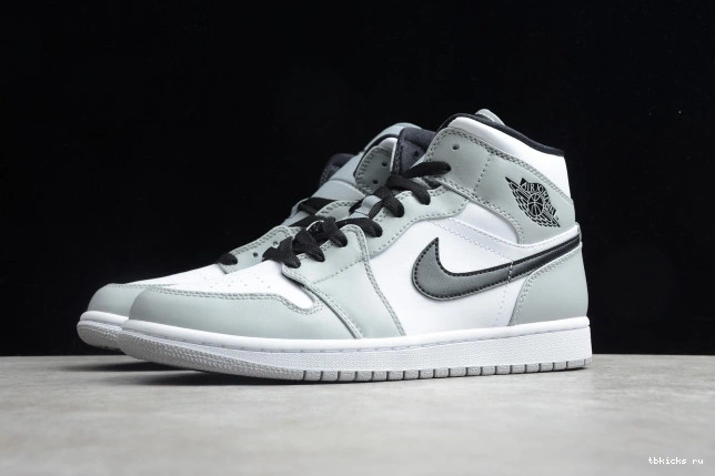 Cheap TB 1 AIR Light Grey Jordan Mid Smoke 554724-092 0711